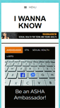 Mobile Screenshot of iwannaknow.org